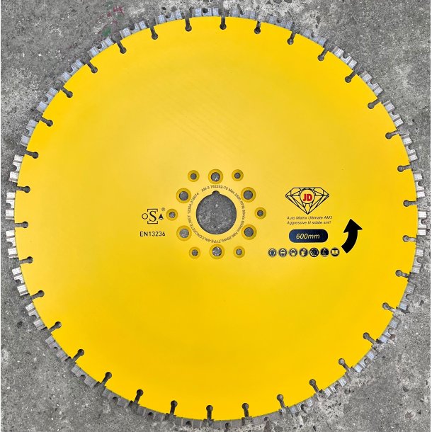 Auto-Matrix Diamantklinge � 600x4,8 mm Gul/SOFT. V�g (Gulv)