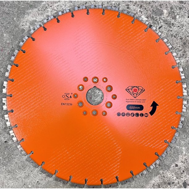 Auto-Matrix Diamantklinge � 600x4,8 mm Orange. V�g