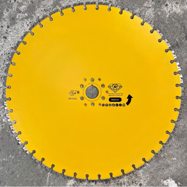 Auto-Matrix Diamantklinge � 800x5,6 mm Gul/SOFT. V�g