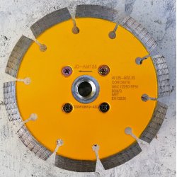  125 mm ARIX-klinge m. aluflange