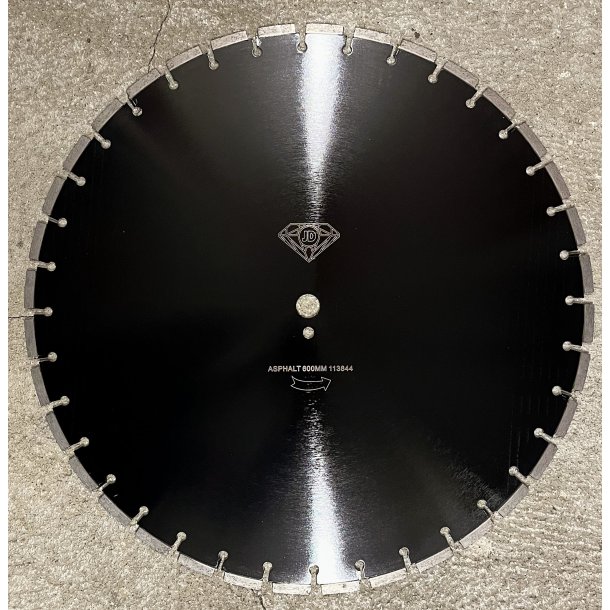 600 mm diamantklinge, asfalt