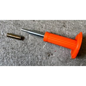 Slagdorn med beskyttelsesh�ndtag for M12 ankre