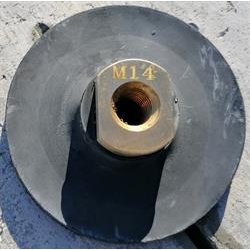 Bagplade, 100 mm slibeskiver, Super-flex