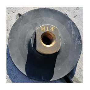 Bagplade, 100 mm slibeskiver, Super-flex