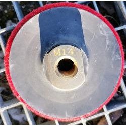 Bagplade, 100 mm slibeskiver, Super-flex