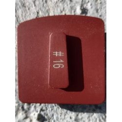 Bauta trapez slibeklods, Brun #16/20 Slide, gammel beton