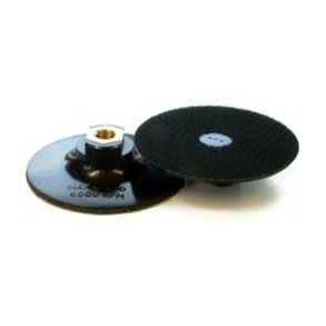 Bagplade, 100 mm slibeskiver, fast