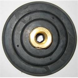 Bagplade, 100 mm slibeskiver, fleksibel